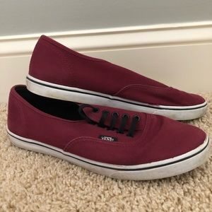 Maroon Vans